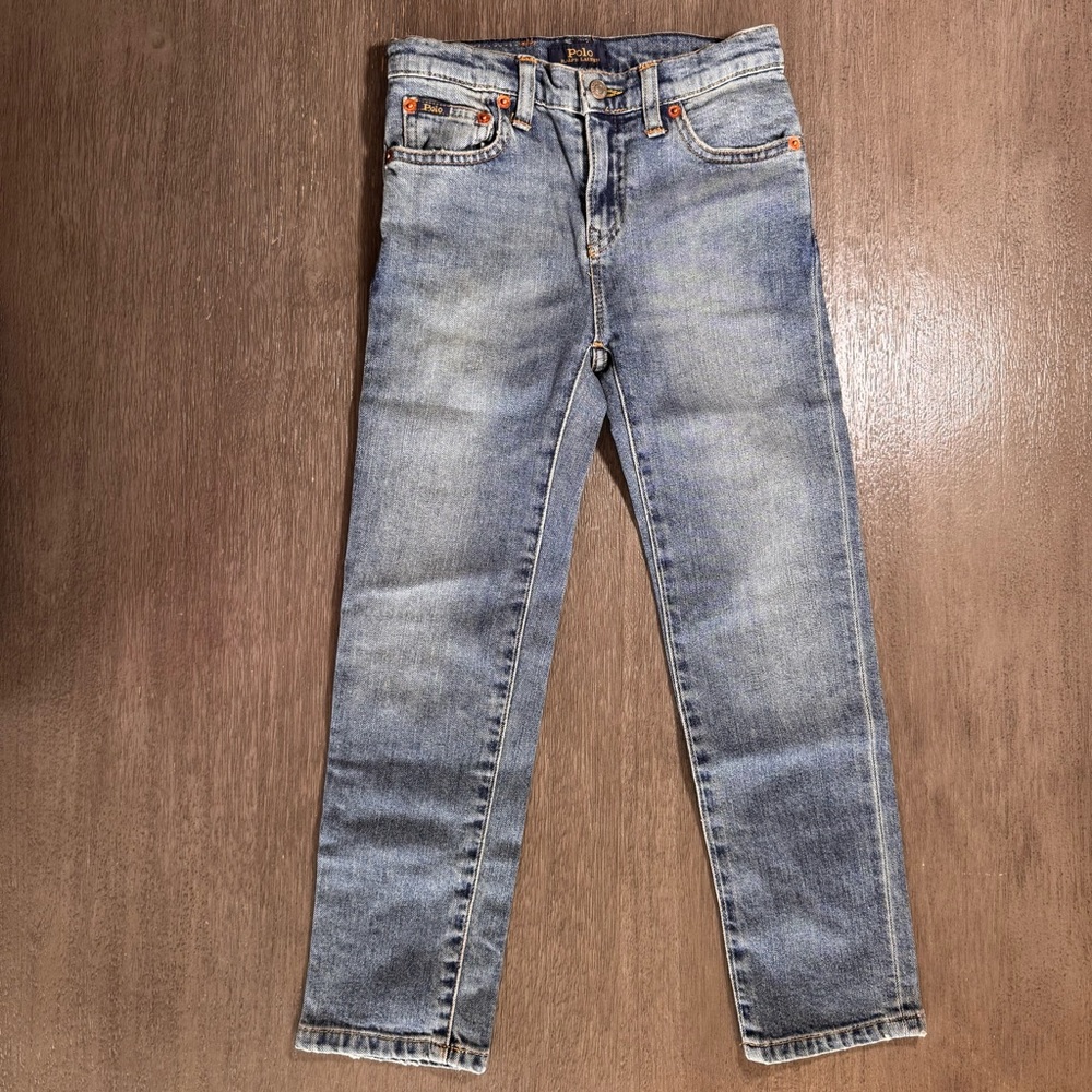 Vintage Ralph Lauren Kids Denim Straight Leg Jeans Pants 6